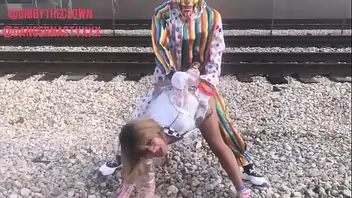 Clown fucks girl on train tracks girl on train hardsextube